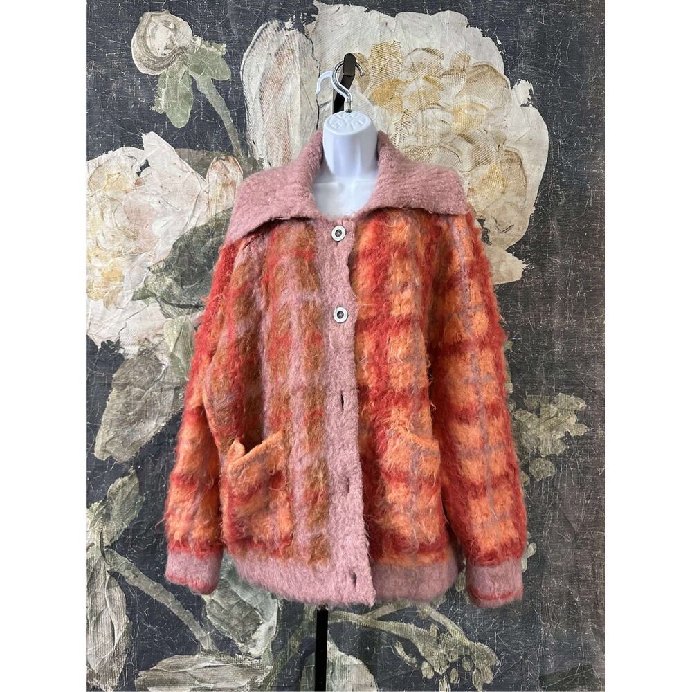 New Free People Harper Cardi Cinnamon Spice Sweater Cardigan Sz  Xs/S - Picture 5 of 9